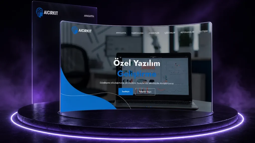 AI Cirkit web sitesi tasarımı