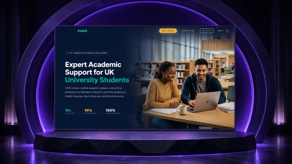 ScholarAssist web sitesi tasarımı